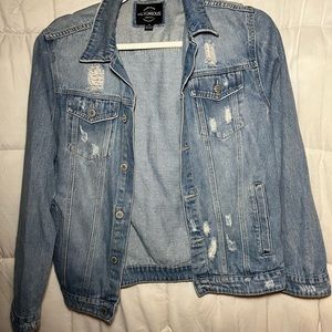 Victorious Distressed Denim Jacket